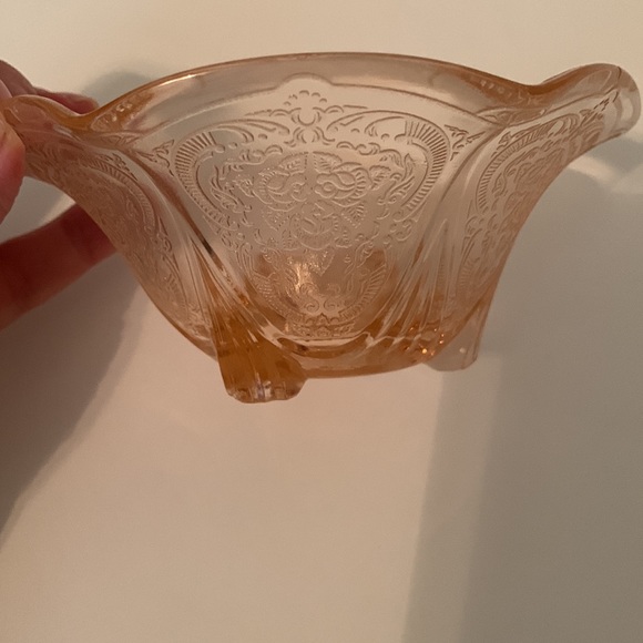 Vintage Pink Depression Glass Candle Holder - Picture 5 of 7